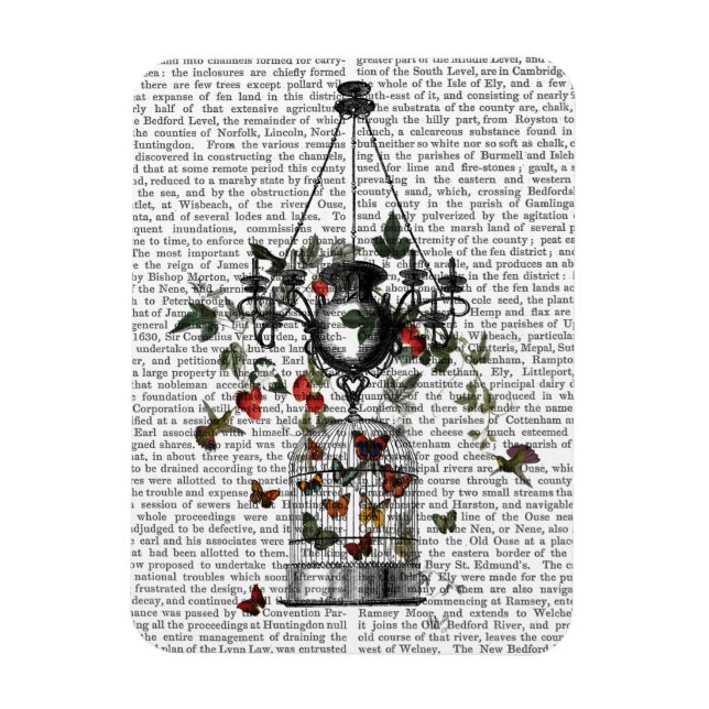 Ímã Strawberry Chandelier (Vertical)