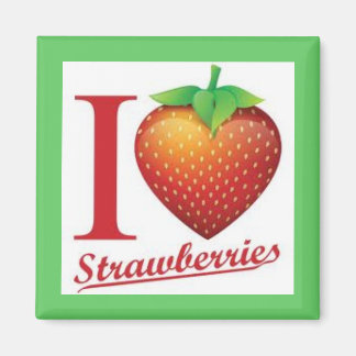 IMÃ STRAWBERRY MAGNET POR BEVERDADE