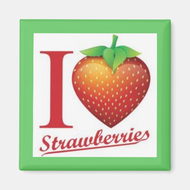 IMÃ STRAWBERRY MAGNET POR BEVERDADE (Frente)