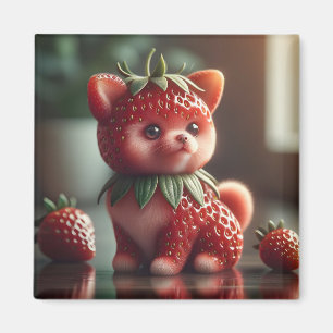 Imã Strawberry Pomeranian