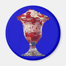 Imã Strawberry Sundae