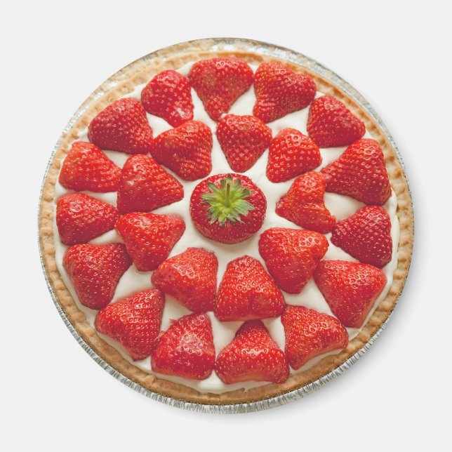 Imã Strawberry Tart Magnet (Frente)