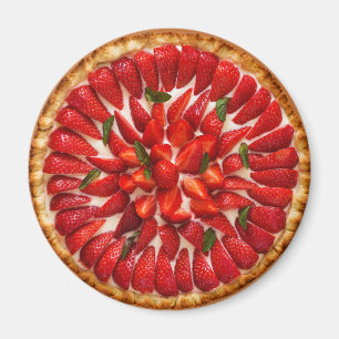 Imã Strawberry Tart Magnet