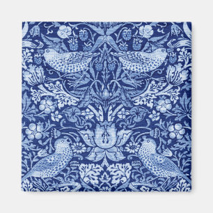 Imã Strawberry Thef Blue Monotone, William Morris