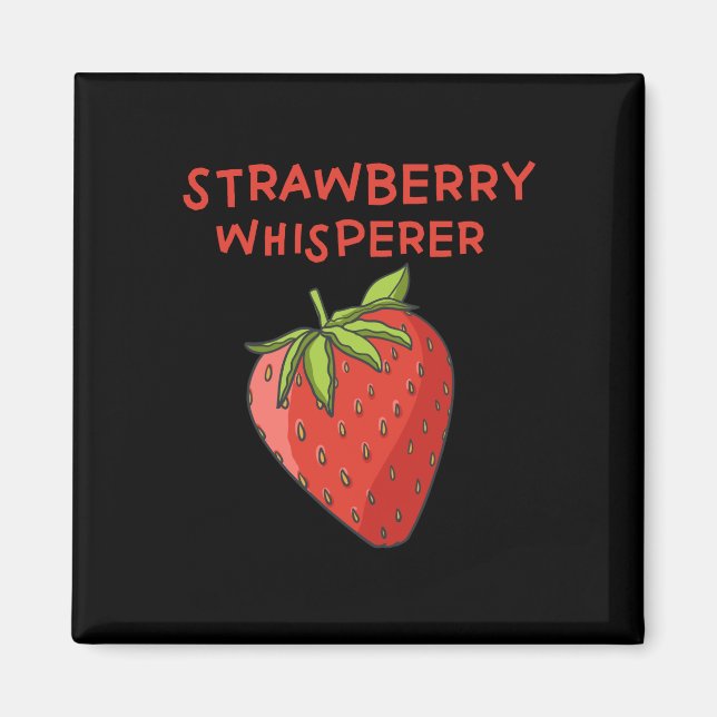 Imã Strawberry Whisperer (Frente)