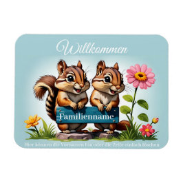 Ímã Streifenhörnchen informieren