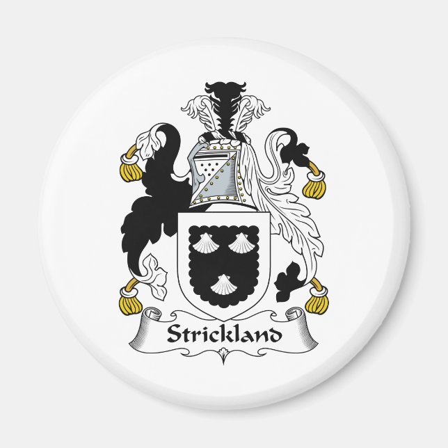 Imã Strickland Family Crest (Frente)