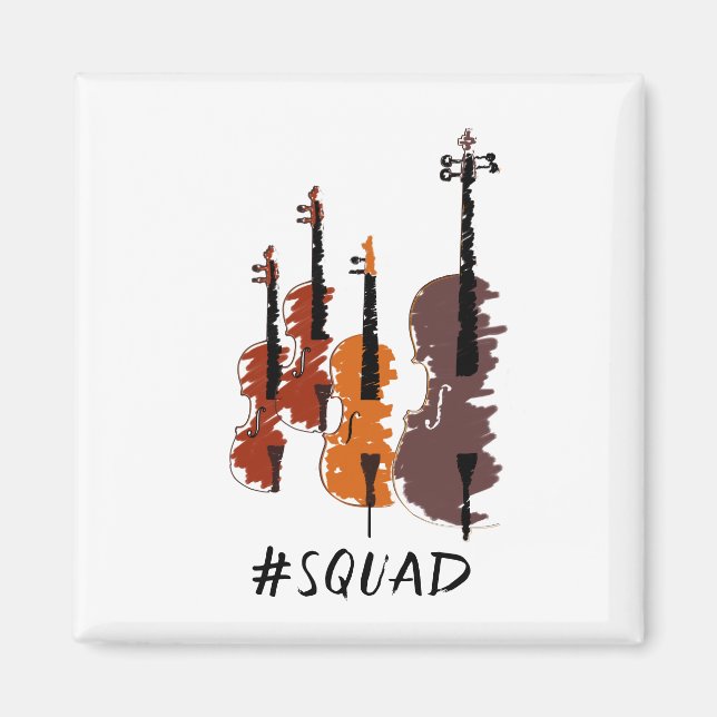Imã Strings Squad Music Magnet (Frente)