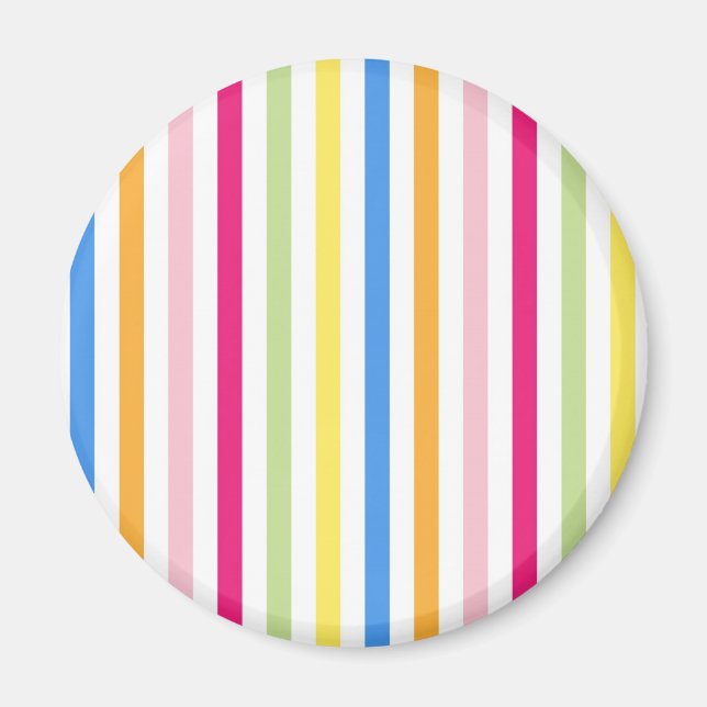 Imã Stripes Coloridas (Frente)
