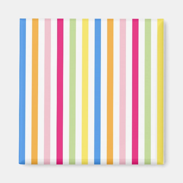 Imã Stripes Coloridas (Frente)