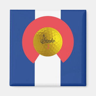 Imã Stroke Colorado Flag Magnet