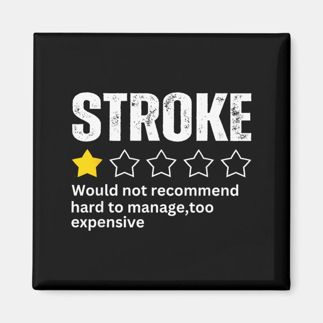 Imã Stroke Survivor Heart Disease Warrior Fighter Card (Frente)