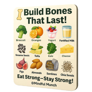 Imã Strong Bones Fridge Magnet