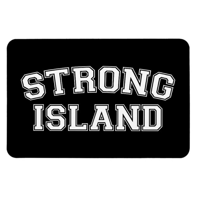 Ímã Strong Island, NYC, EUA (Horizontal)