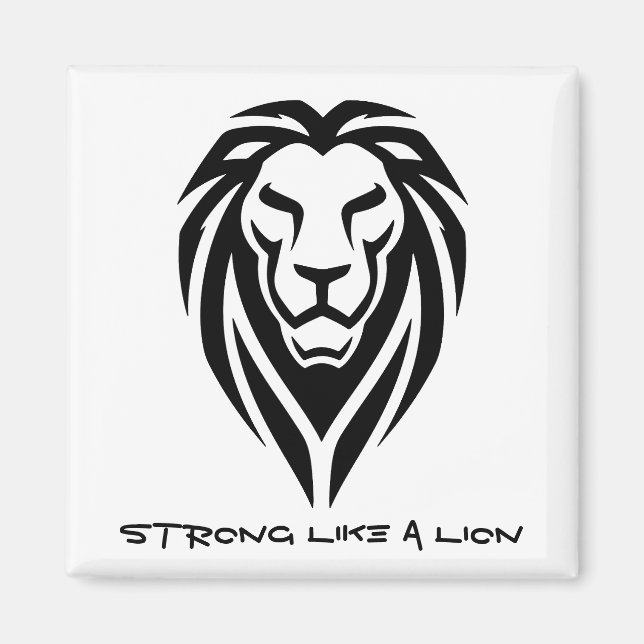 Imã Strong like a lion (Frente)