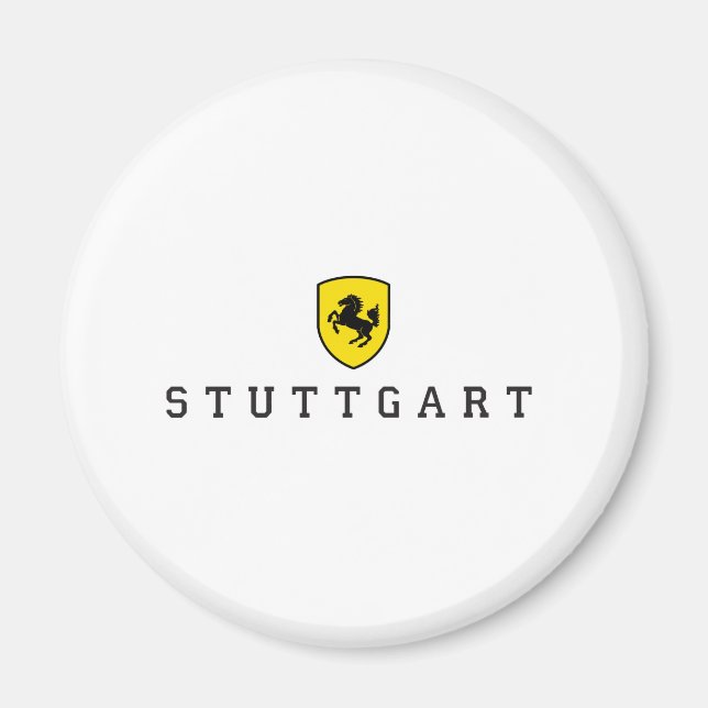 Imã Stuttgart Crest Stuttgarter Wappen (Frente)