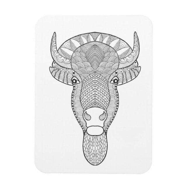 Ímã Style Bull Head (Vertical)