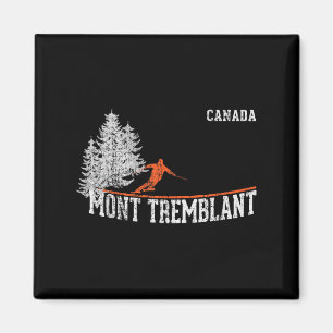 Imã Style Mont Tremblant da década de 80. Esqui Vintag