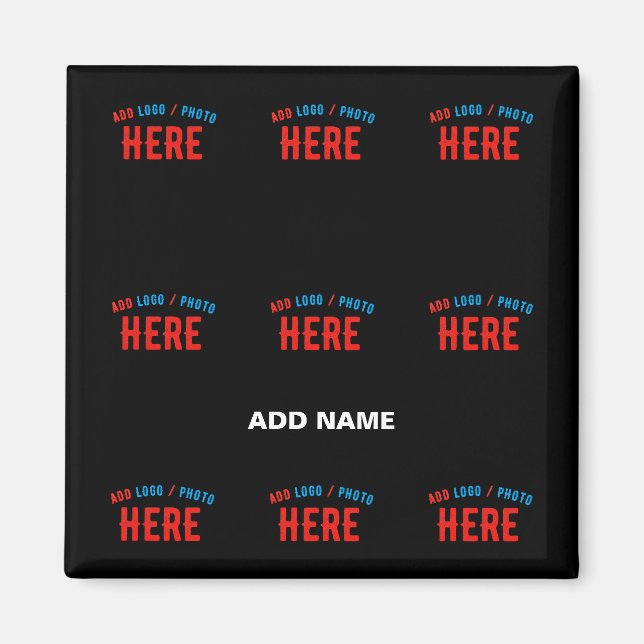 IMÃ STYLISH MODERN CUSTOMIZABLE BLACK VERIFIED BRANDED (Frente)