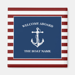 Imã Sua Anchor de Nome do Barco