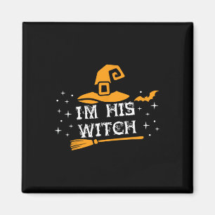 Imã Sua Bruxa Correspondendo Casais De Halloween Figur