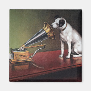 Imã Sua Cor de Vintagem de Voz do Mestre