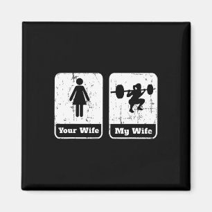 Imã Sua Esposa Minha Esposa Engraçada Fazendo Camisas