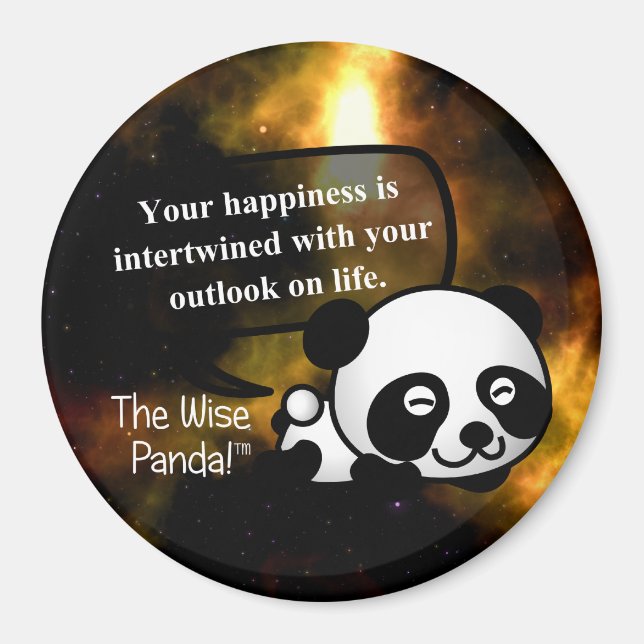 Imã Sua felicidade depende de sua visão da vida (Frente)