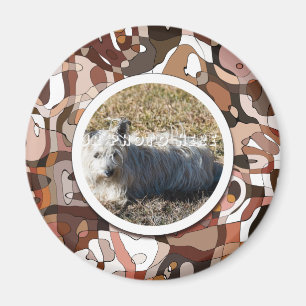 Imã SUA foto do costume do cão da maravilha