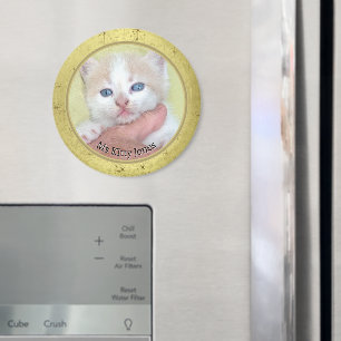 Imã Sua Foto/Texto - Oferta Anual Tradicional - Ouro