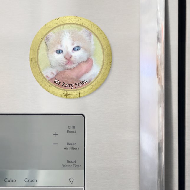 Imã Sua Foto/Texto - Oferta Anual Tradicional - Ouro (In Situ (Fridge))