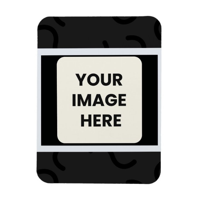 Ímã Sua imagem aqui (Vertical)