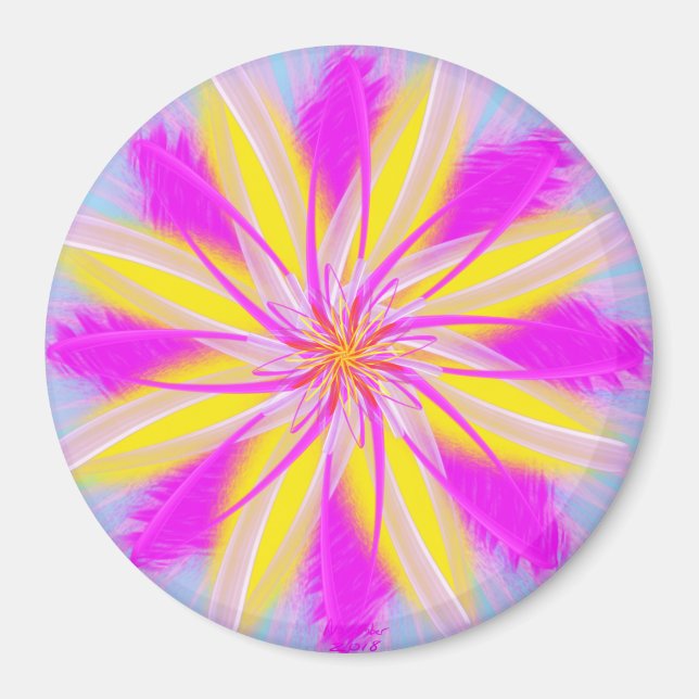 Imã Sua Majestade pelo Power Flower (Frente)