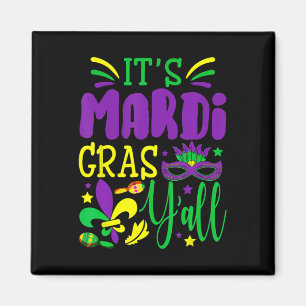 Imã Sua Máscara do Mardi Gras Yall Mardi Gras Party