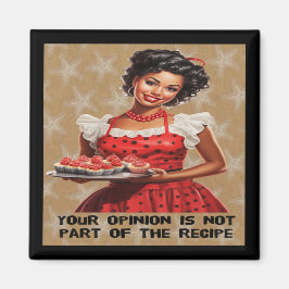 Imã Sua opinião não é parte da receita