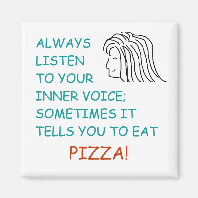 Imã SUA VOZ INTERNA - ímã - Personalizada (Frente)