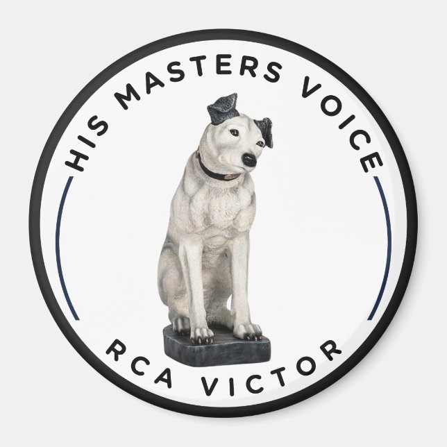 Imã Sua Voz Negra e Branca do Mestre (Frente)