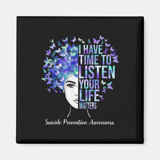 Imã Suas vidas Problemas Prevenção Suicídio Sensibiliz (Frente)