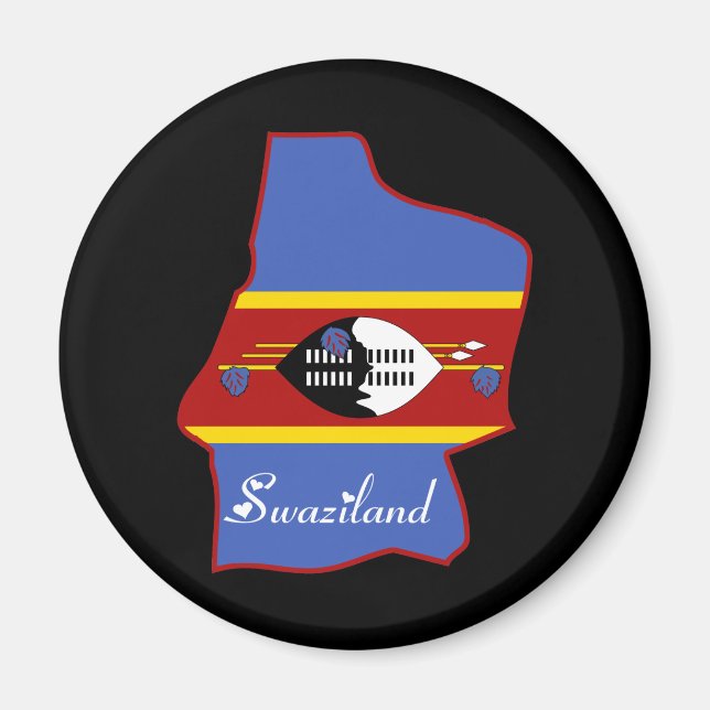 Imã Suazilândia Magnet (Frente)