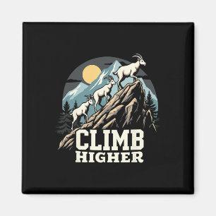 Imã Suba Mais Alto Cabra da Montanha Aventura Motivaci