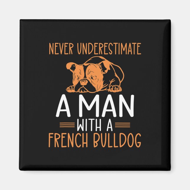 Imã Subestime Um Homem Com Um Buldogue Francês (Frente)