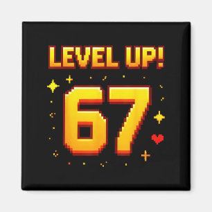 Imã Subir de Nível 67 Divertido Jogo 6 7 Meme Geração 