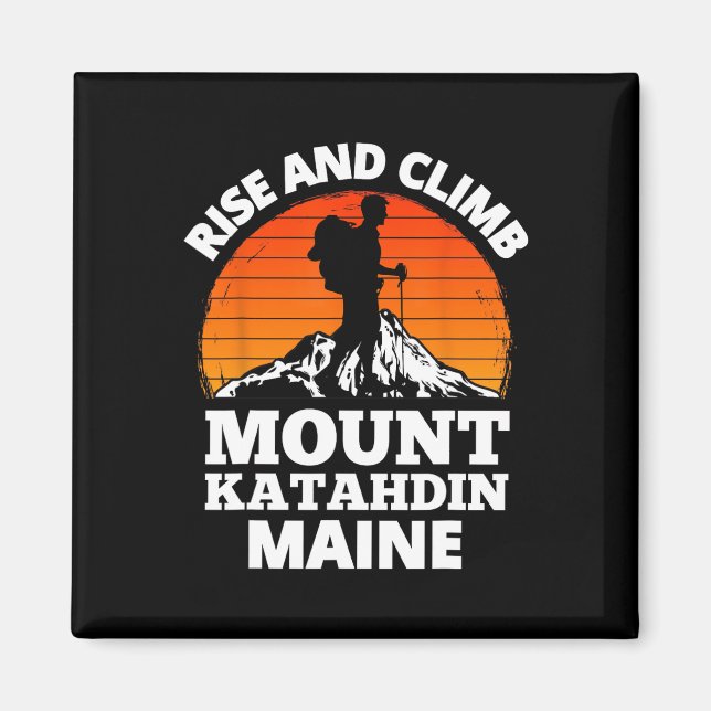 Imã Subir e Escalar Monte Katahdin Escalada de Montanh (Frente)