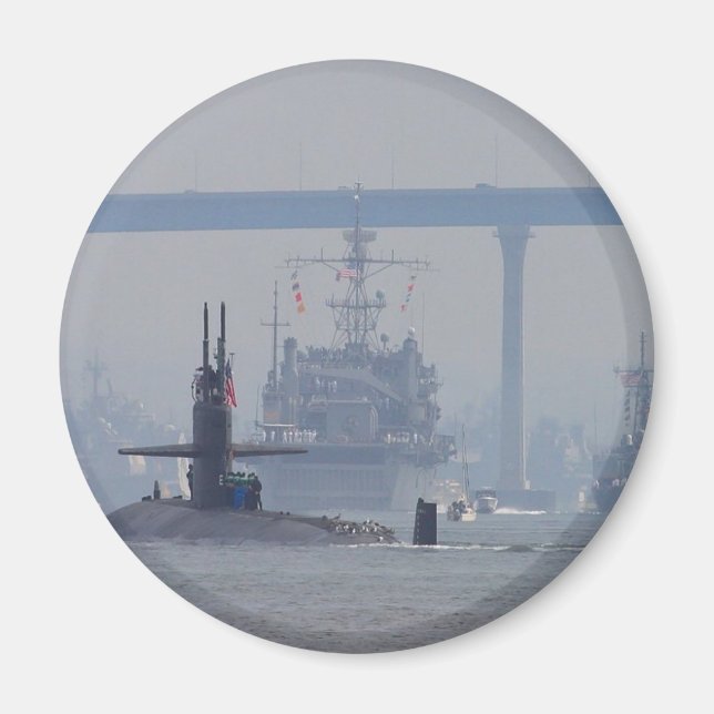 Imã Submarinos Submarinos Marinho de Navios Nucleares (Frente)