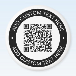 Imã Substitua pelo seu próprio código QR ou imagem car