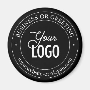 Imã Substituição fácil do logotipo e texto personal