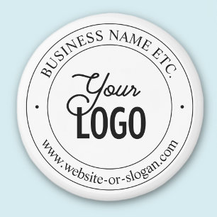 Imã Substituição fácil do logotipo e texto personal