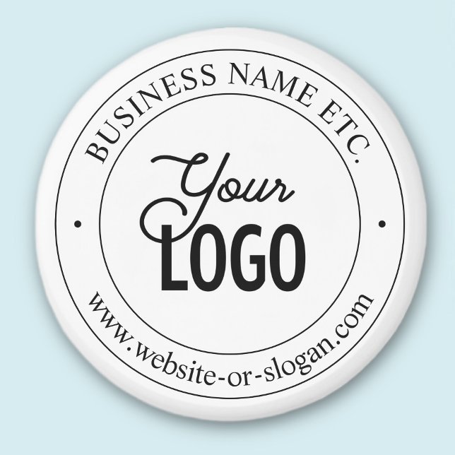 Imã Substituição fácil do logotipo e texto personalizá (Criador carregado)