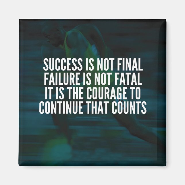 Imã Sucesso, Falha, Coragem - Motivação do Workout (Frente)