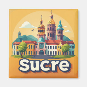 Imã Sucre Bolívia Cidade Viagem Presente Memória 🗺️